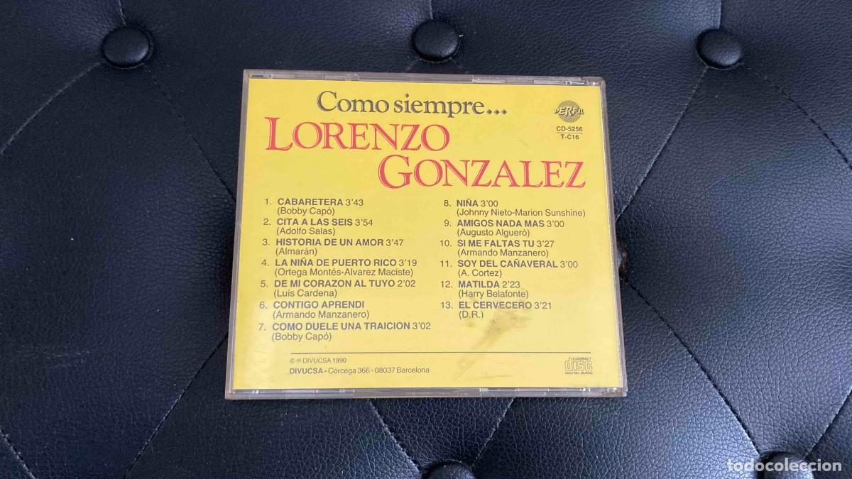 CDs de m&uacute;sica: 2 CDS. Lorenzo Gonzalez - Foto 4