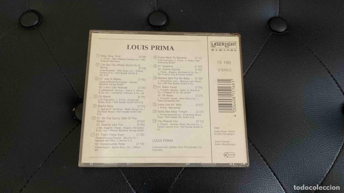 CDs de m&uacute;sica: 2 CDS. Louis Prima - Foto 2