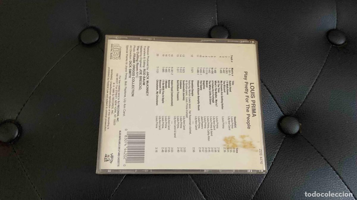 CDs de m&uacute;sica: 2 CDS. Louis Prima - Foto 4