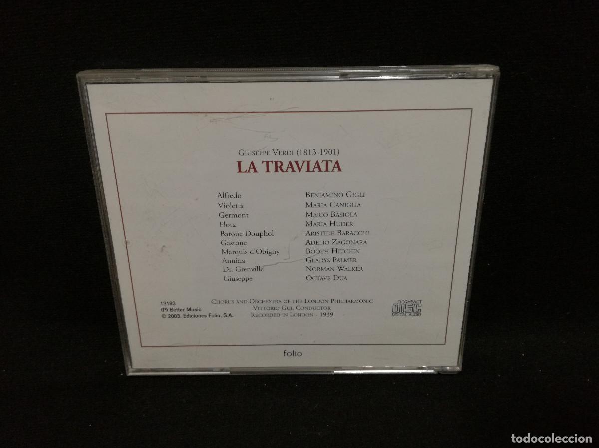CDs de m&uacute;sica: CD - VERDI - LA TRAVIATA - Foto 2