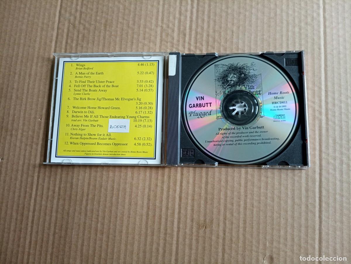 CDs de m&uacute;sica: VIN GARBUTT - PLUGGED CD 1995 FOLK - Foto 2