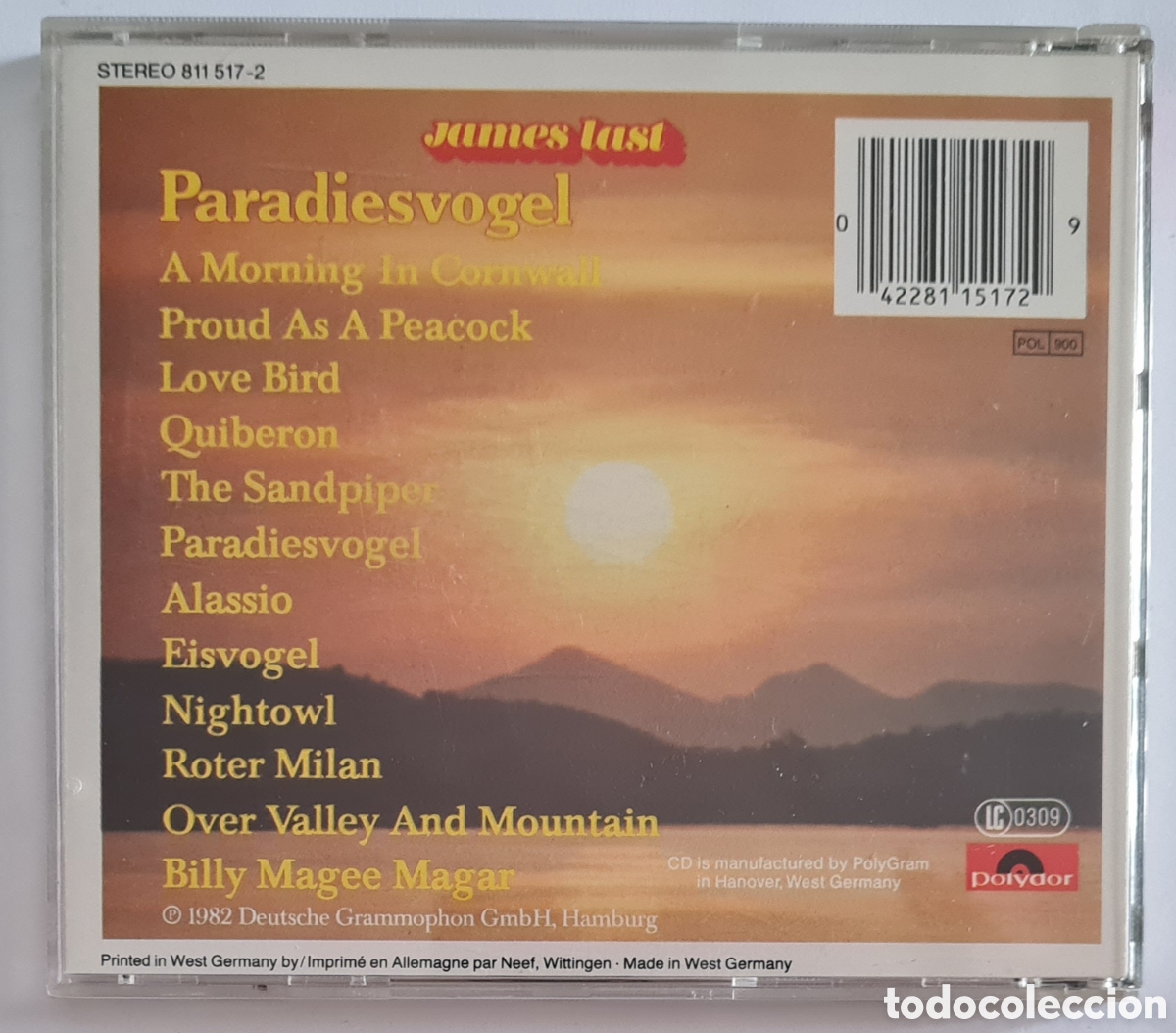 CDs de m&uacute;sica: CD - JAMES LAST - PARADIESVOGEL - 1984 - Foto 2