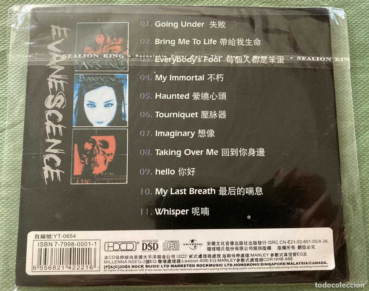 CDs de m&uacute;sica: EVANESCENCE - CD EDICI&Oacute;N CHINA - FALLEN (2004) - CHINESE - Foto 2