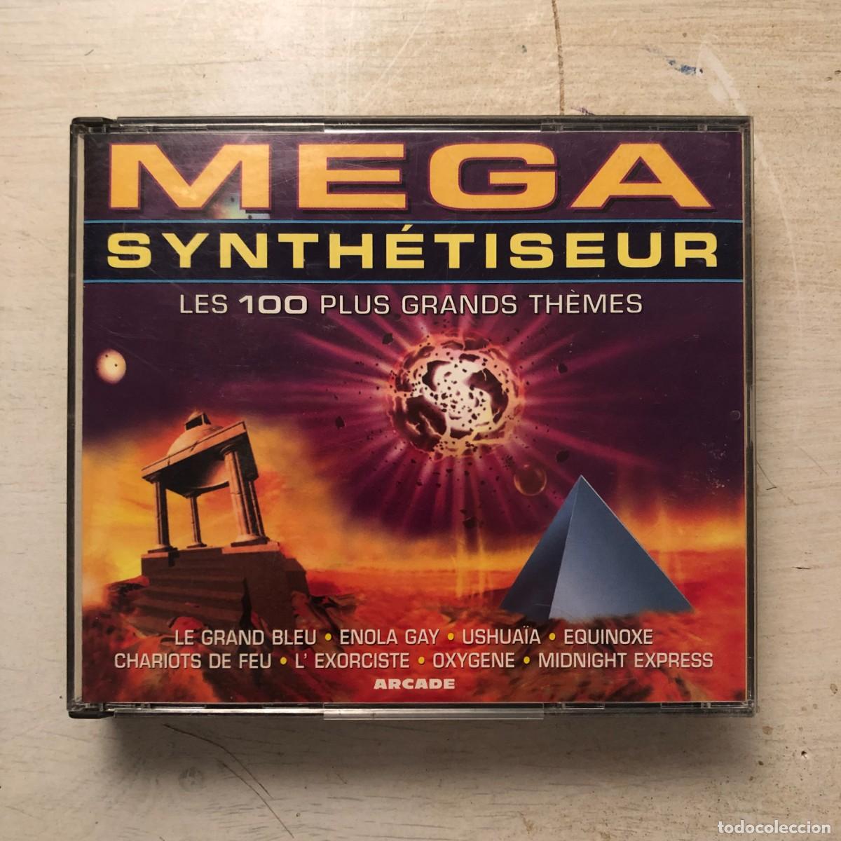 Music CDs: Mega Synth&eacute;tiseur - Les 100 Plus Grands Th&egrave;mes | CD Segunda Mano
