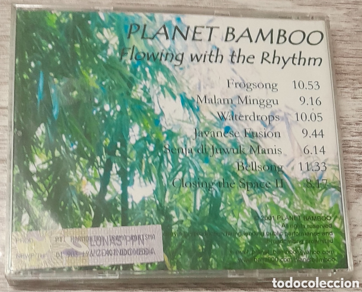 CDs de m&uacute;sica: PLANET BAMBOO - FLOWING WITH THE RHYTHM - Foto 2