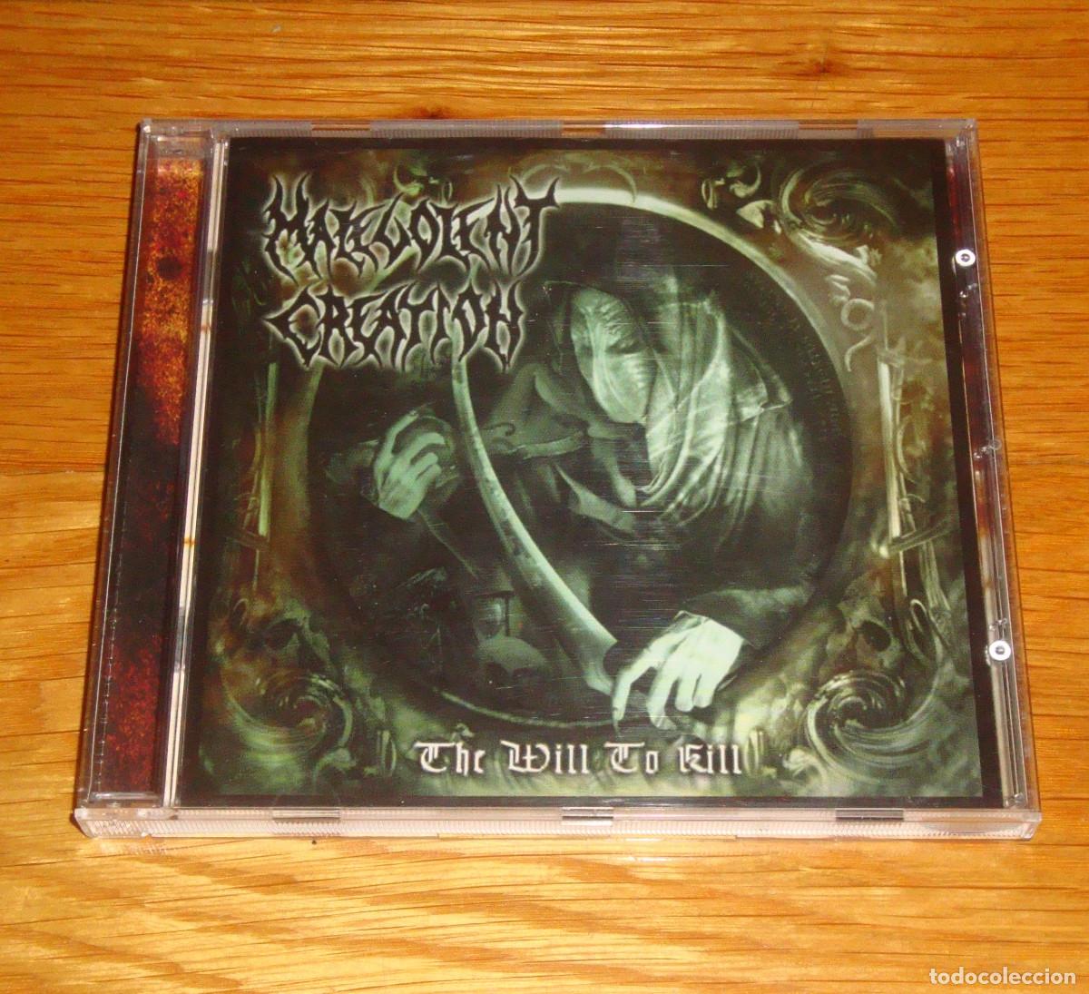 CDs de m&uacute;sica: MALEVOLENT CREATION - The Will To Kill CD - Foto 1