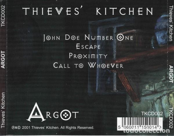 CDs de m&uacute;sica: Thieves Kitchen &ndash; Argot - Foto 2