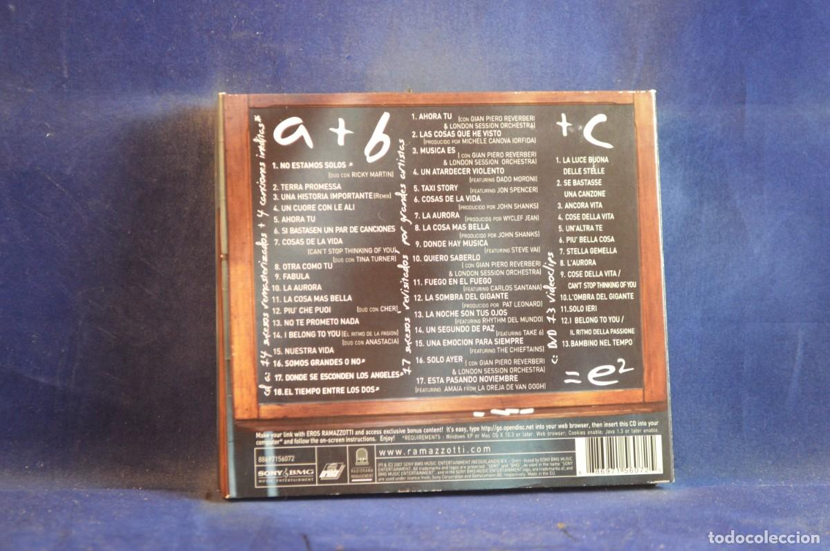 CDs de m&uacute;sica: EROS RAMAZZOTTI &ndash; E&sup2; - 2 CD + DVD - Foto 2