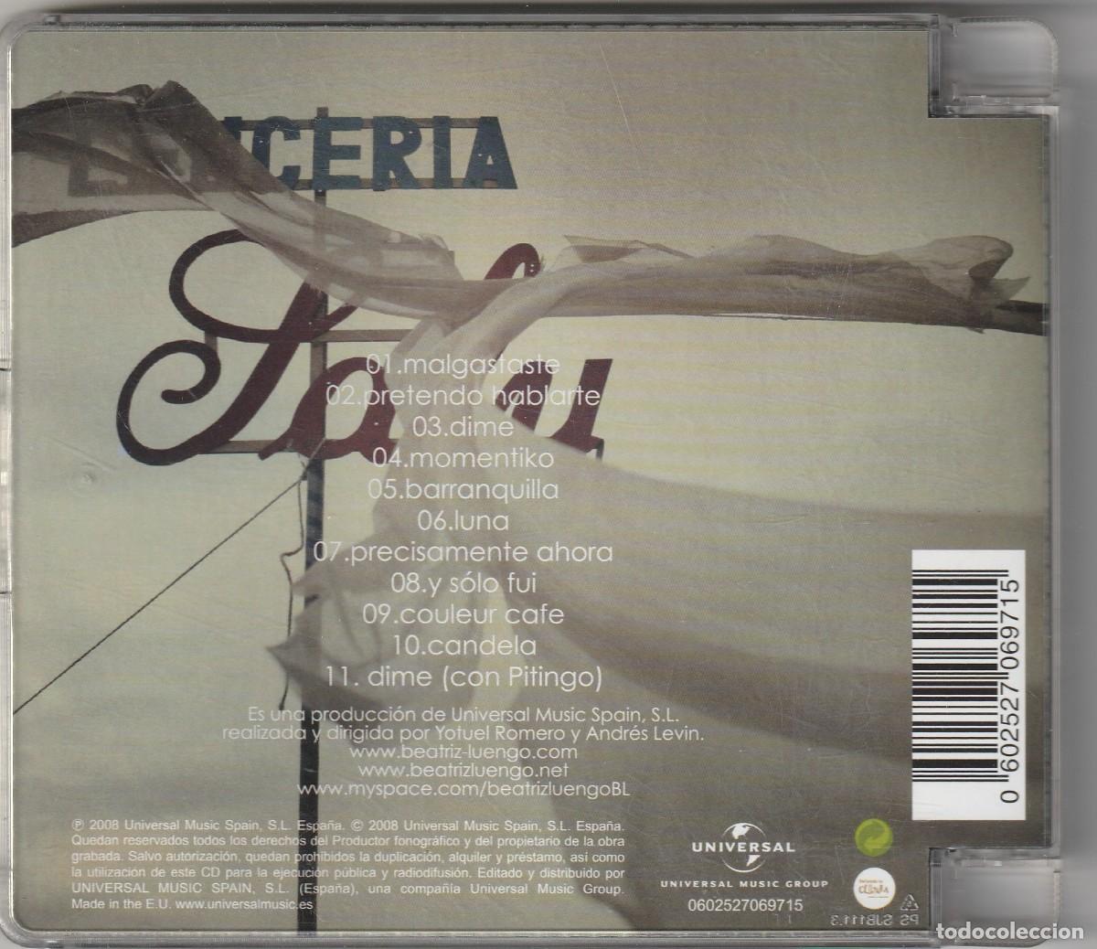 CDs de m&uacute;sica: BEATRIZ LUENGO - CARROUSEL (CD UNIVERSAL 2008) - Foto 2