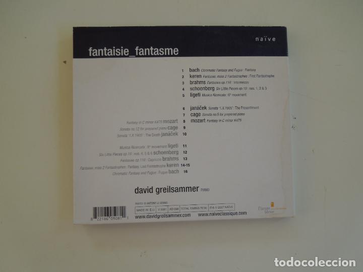 CDs de m&uacute;sica: FANTAISIE _FANTASME - DAVID GREILSAMMER - CD - Foto 2