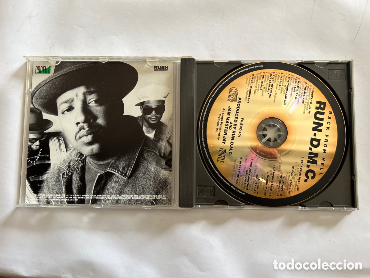 CDs de m&uacute;sica: RUN D.M.C BACK FROM HELL - Foto 2