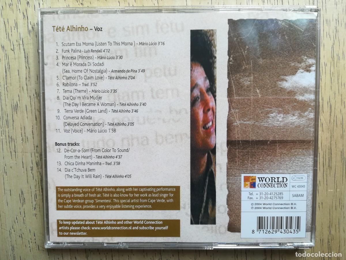 CDs de m&uacute;sica: T&eacute;t&eacute; Alhinho. Voz. CD - Foto 2