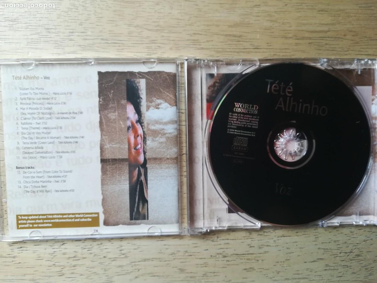 CDs de m&uacute;sica: T&eacute;t&eacute; Alhinho. Voz. CD - Foto 3