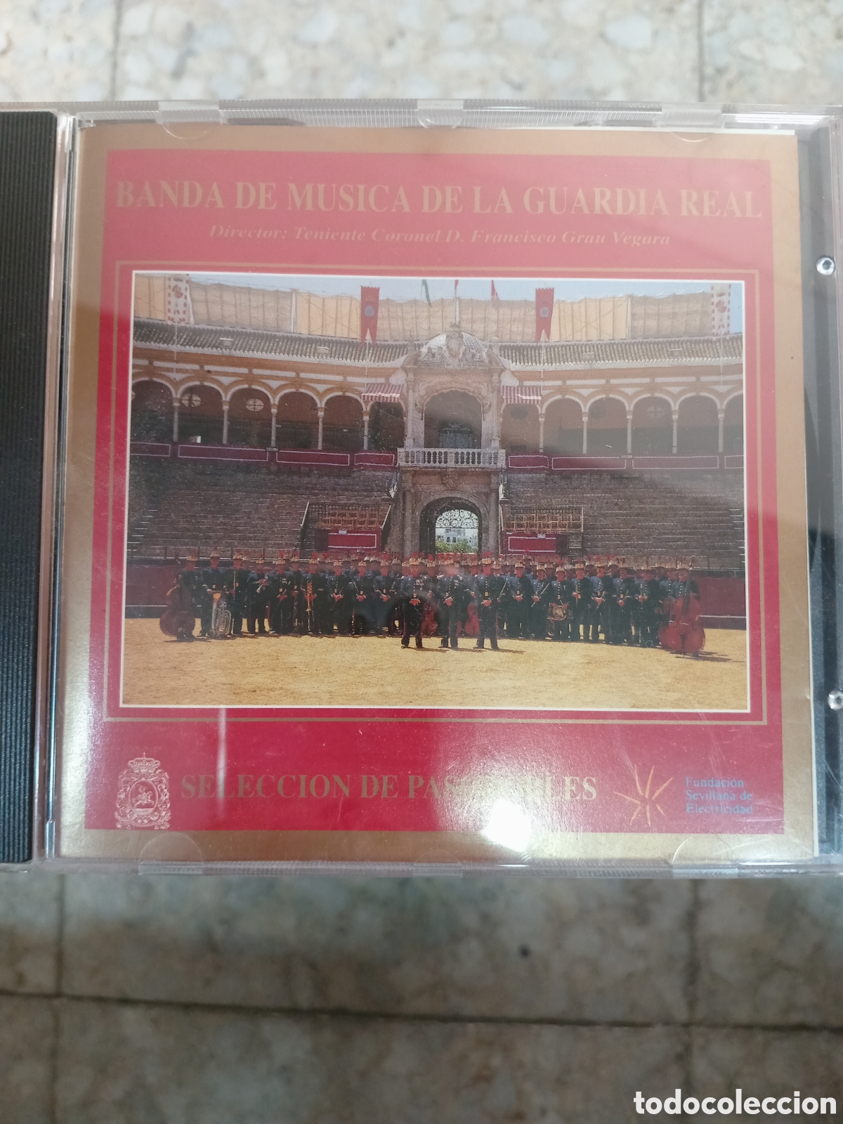CDs de M&uacute;sica: CD BANDA DE MUSICA DE LA GUARDIA REAL. FRANCISCO GRAU VEGARA. SELECCION DE PASODOBLES