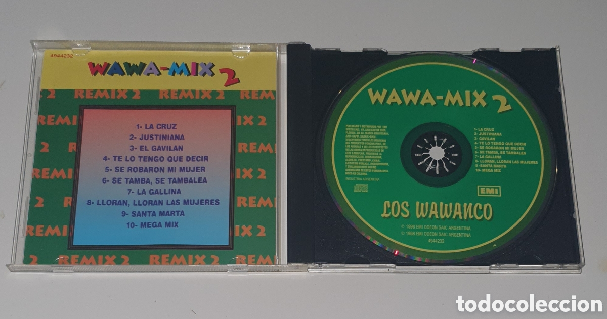 CDs de m&uacute;sica: LOS WAWANCO / CD / WAWA - MIX 2 - Foto 2