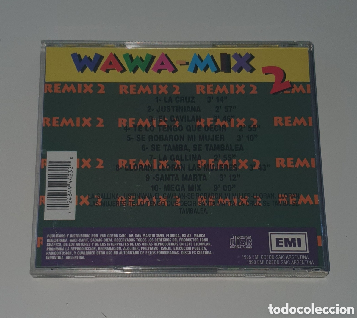 CDs de m&uacute;sica: LOS WAWANCO / CD / WAWA - MIX 2 - Foto 3