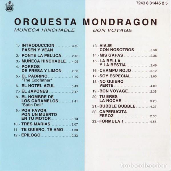 orquesta mondragón - muñeca hinchable. cd - Compra venta en todocoleccion