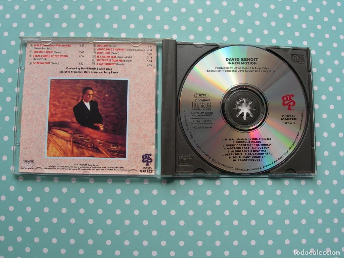 CDs de m&uacute;sica: DAVID BENOIT / INNER MOTION / CD / 10 TEMAS / JAZZ / COLECCI&Oacute;N PARTICULAR - Foto 2