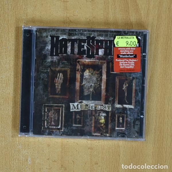 CDs de m&uacute;sica: HATESPHERE - MURDERLUST - CD - Foto 1