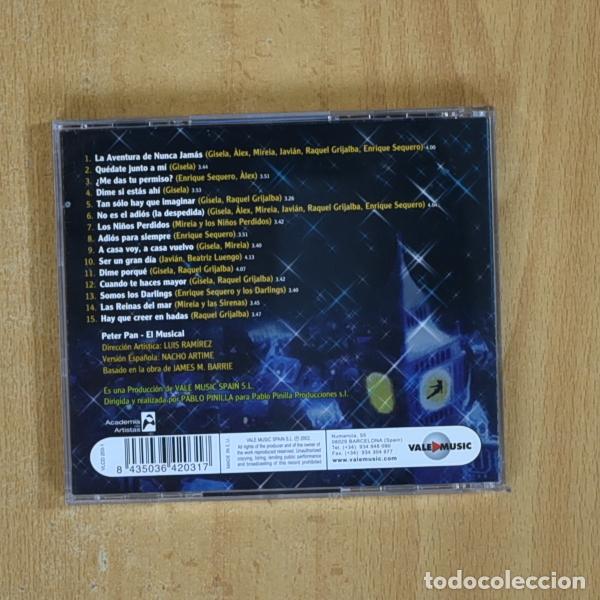 CDs de m&uacute;sica: VARIOS - PETER PAN EL MUSICAL - CD - Foto 2