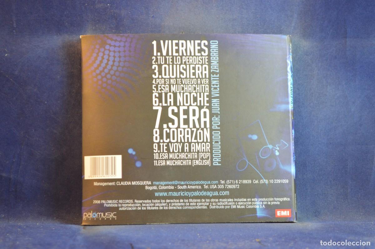 CDs de m&uacute;sica: MAURICIO & PALODEAGUA &ndash; VIERNES - CD - Foto 2