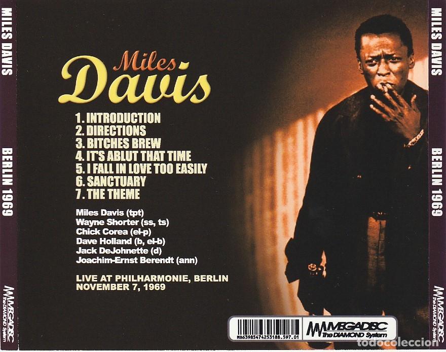CDs de m&uacute;sica: CD MILES DAVIS - Live in Berlin 1969 - Foto 2