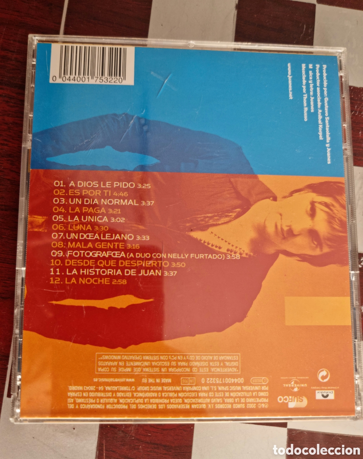 CDs de m&uacute;sica: JUANES - UN DIA NORMAL - CD - Foto 2