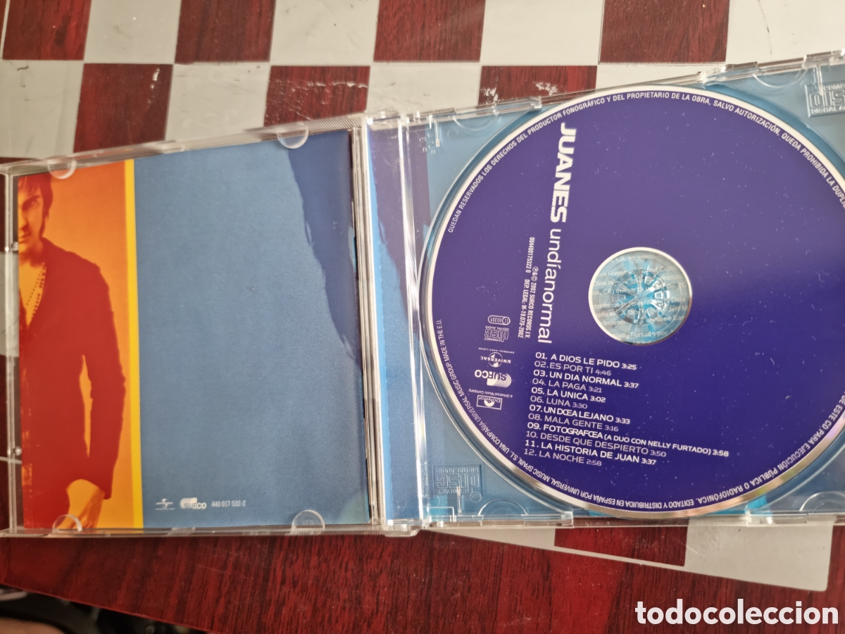 CDs de m&uacute;sica: JUANES - UN DIA NORMAL - CD - Foto 3