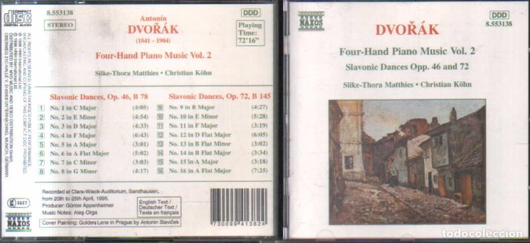 CDs de m&uacute;sica: DVORAK. CD-CLASICA-2341 - Foto 1
