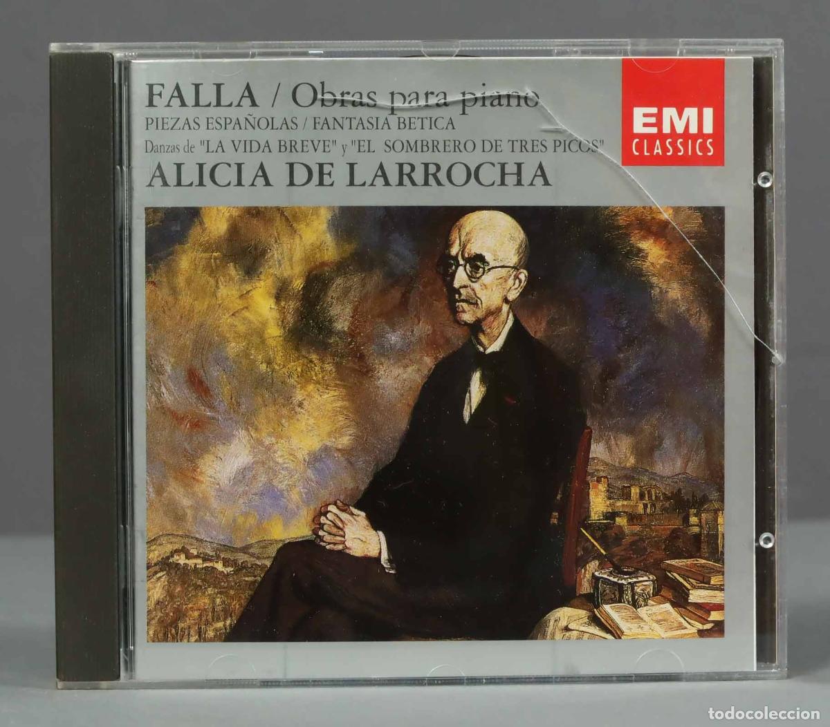 CDs de m&uacute;sica: CD. Larrocha - Manuel De Falla &ndash; Obras Para Piano - Foto 1