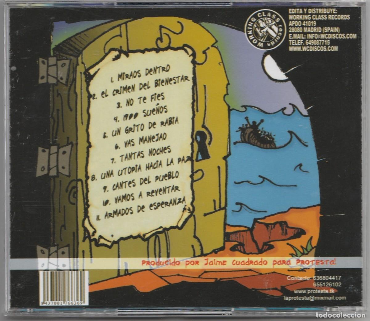 CDs de m&uacute;sica: CD PROTESTA - ARMADOS DE ESPERANZA - Foto 2