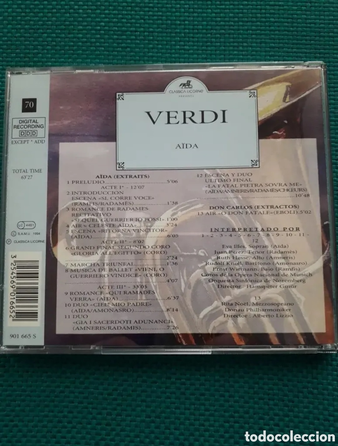 CDs de m&uacute;sica: VERDI A&Iuml;DA - Foto 2