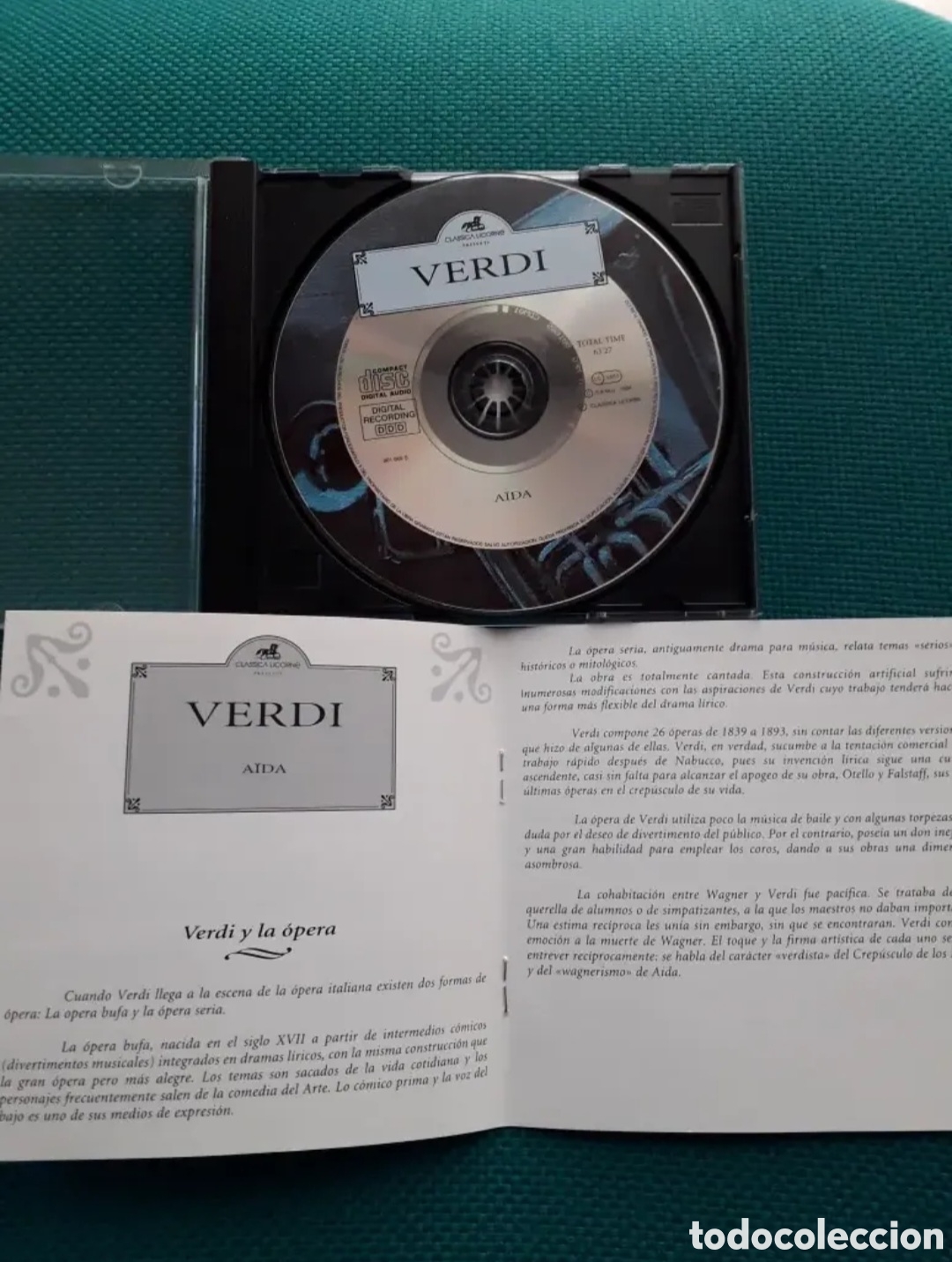 CDs de m&uacute;sica: VERDI A&Iuml;DA - Foto 3