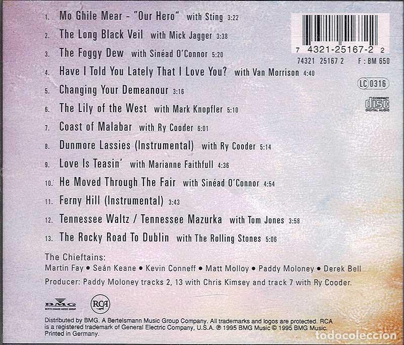 CDs de m&uacute;sica: The Chieftains - The Long Black Veil. CD - Foto 2