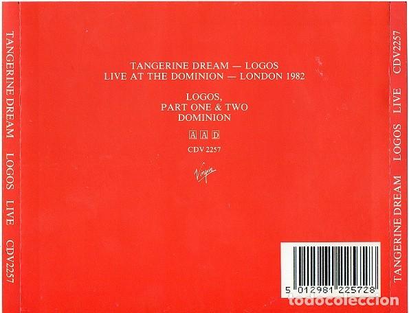 CDs de m&uacute;sica: Tangerine Dream - Logos Live - Foto 2