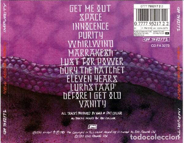 CDs de m&uacute;sica: New Model Army - Impurity - Foto 2
