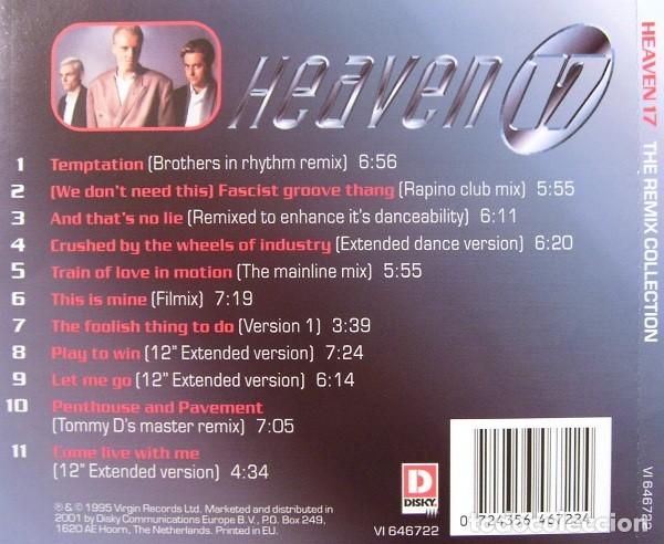 CDs de m&uacute;sica: Heaven 17 - The remix Collection - Foto 2