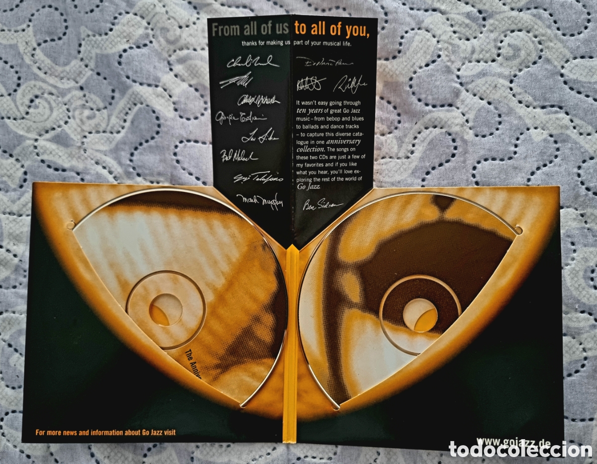 CDs de m&uacute;sica: Go jazz presenta THE ANIVERSARY EDITION 2 CDs 2000 - Foto 4