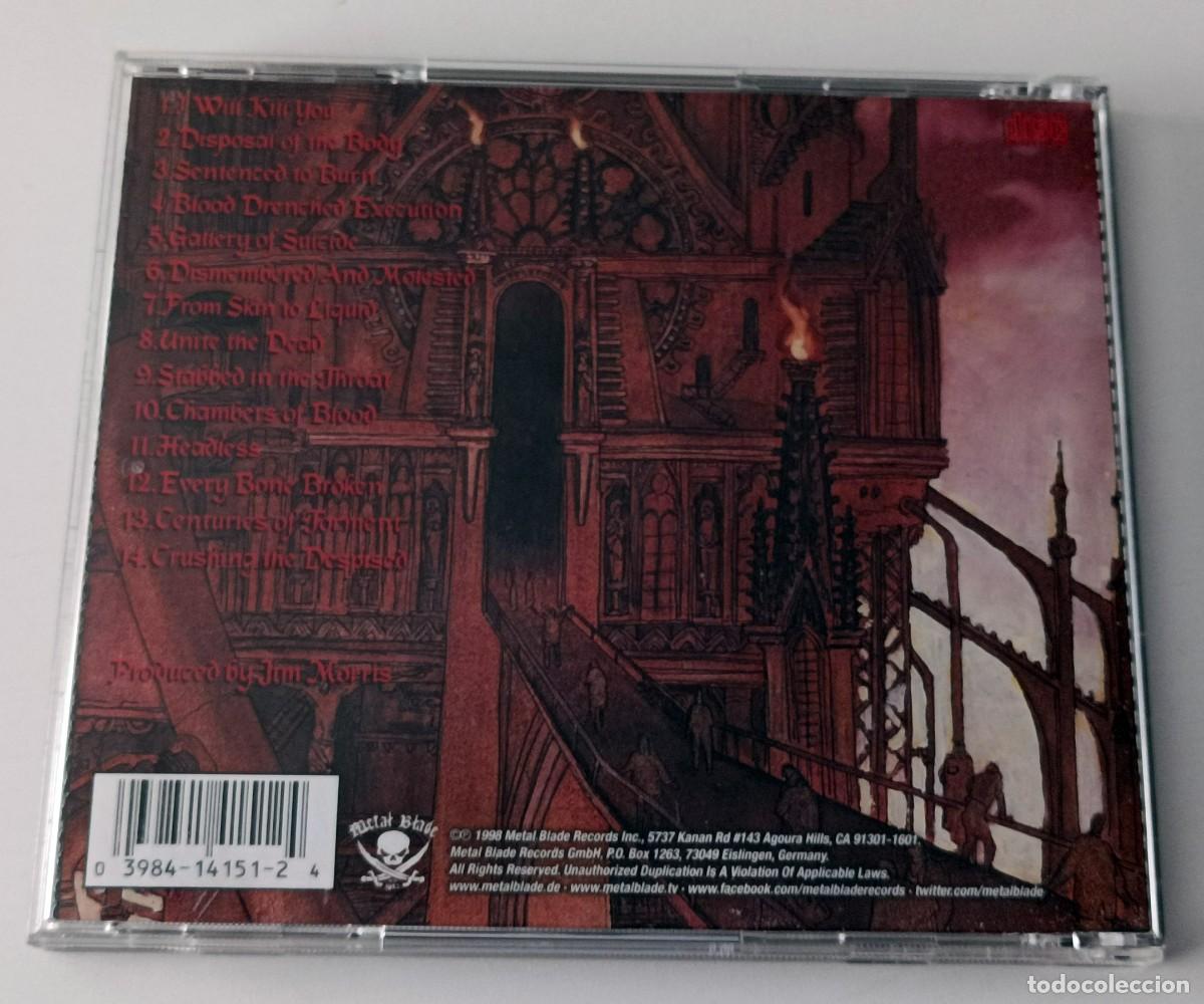 CDs de m&uacute;sica: CD CANNIBAL CORPSE - GALLERY OF SUICIDE - Foto 2