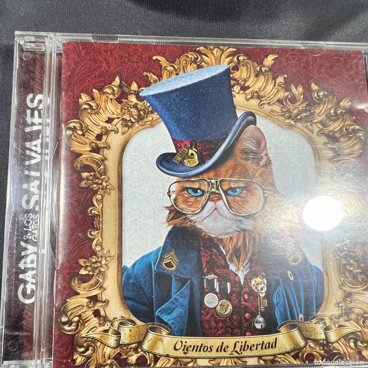 Musik-CDs: GABY Y LOS GATOS SALVAJES - VIENTOS DE LIBERTAD - CD PRECINTADO