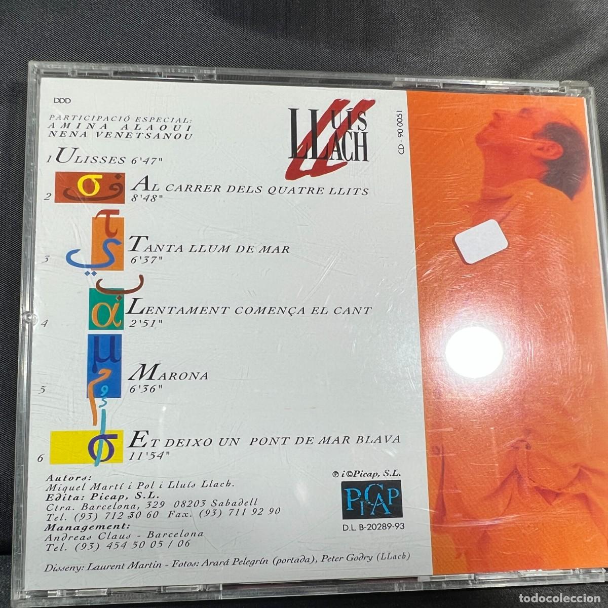 CDs de m&uacute;sica: LLUIS LLACH - UN PONT DE MAR BLAVA - CD - Foto 2