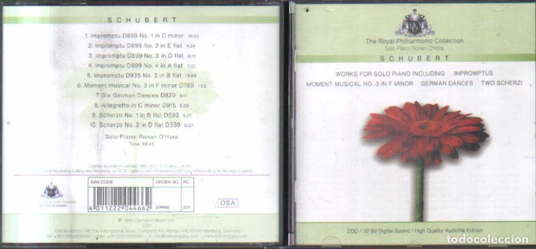 CDs de m&uacute;sica: SCHUBERT. CD-CLASICA-2370 - Foto 1