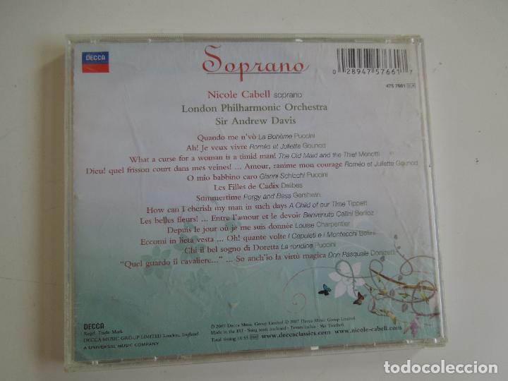 CDs de m&uacute;sica: NICOLE CABEL - SOPRANO - ANDREW DAVIS - CD - Foto 3