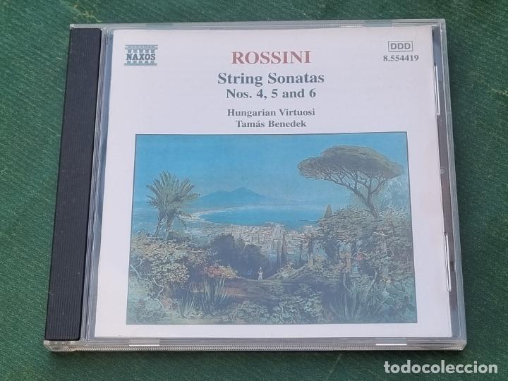 CDs de m&uacute;sica: ROSSINI - STRING SONATAS 4, 5 Y 6 - NAXOS 1998 - Foto 1
