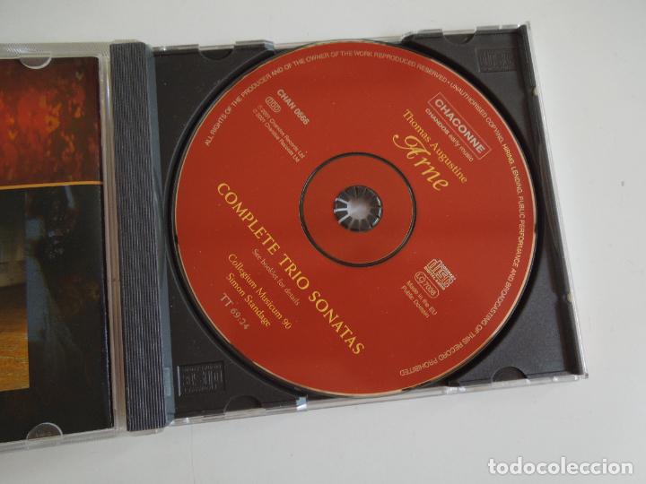 CDs de m&uacute;sica: ARNE - COMPLETE TRIO SONATAS - SIMON STANDAGE - CD - Foto 2