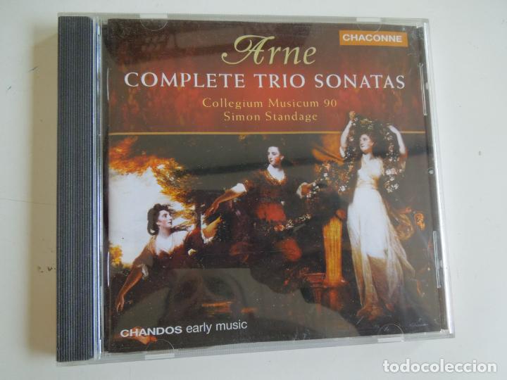 CDs de m&uacute;sica: ARNE - COMPLETE TRIO SONATAS - SIMON STANDAGE - CD - Foto 1