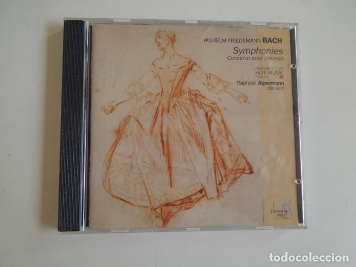 CDs de m&uacute;sica: BACH - SYMPHONIES . CONCERTO POUR CLAVECIN - RAPHAEL ALPERMANN - CD - Foto 1