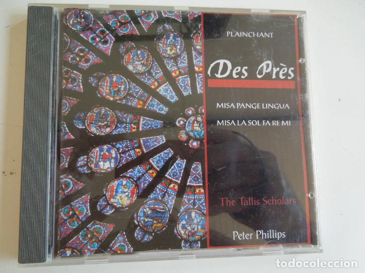 CDs de m&uacute;sica: PLAINCHANT - DES PR&Egrave;S - MISSA LA SOL FA RE MI - PETER PHILLIPS - CD - Foto 1