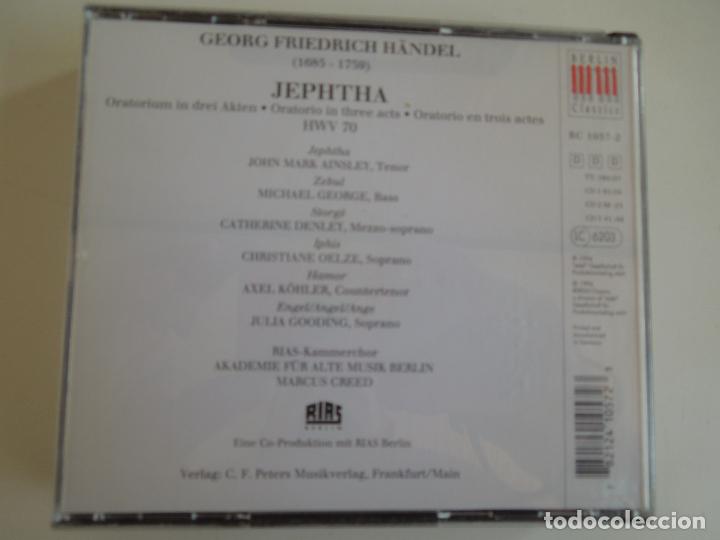 CDs de m&uacute;sica: H&Auml;NDEL - JEPHTHA - MARCUS CREED - 3-CD,S+LIBRETO - Foto 5