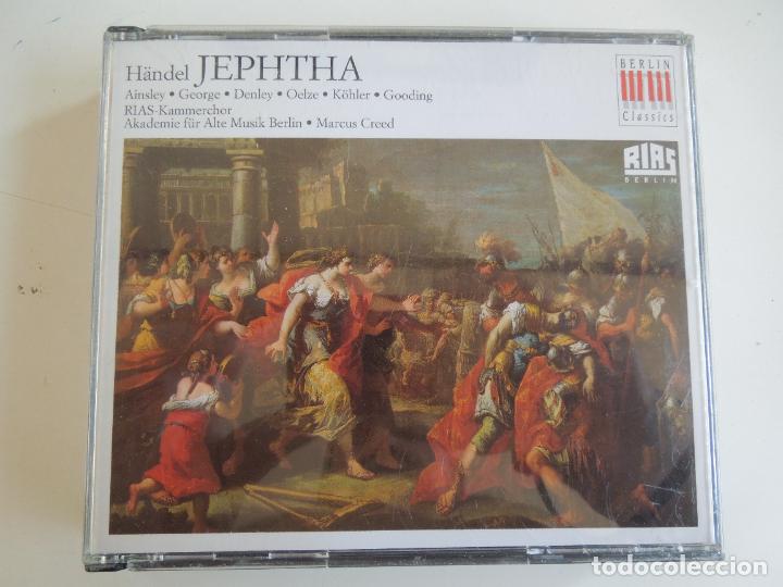 CDs de m&uacute;sica: H&Auml;NDEL - JEPHTHA - MARCUS CREED - 3-CD,S+LIBRETO - Foto 1